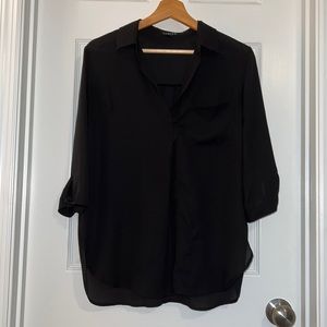 Small black tunic/blouse by “timing”
